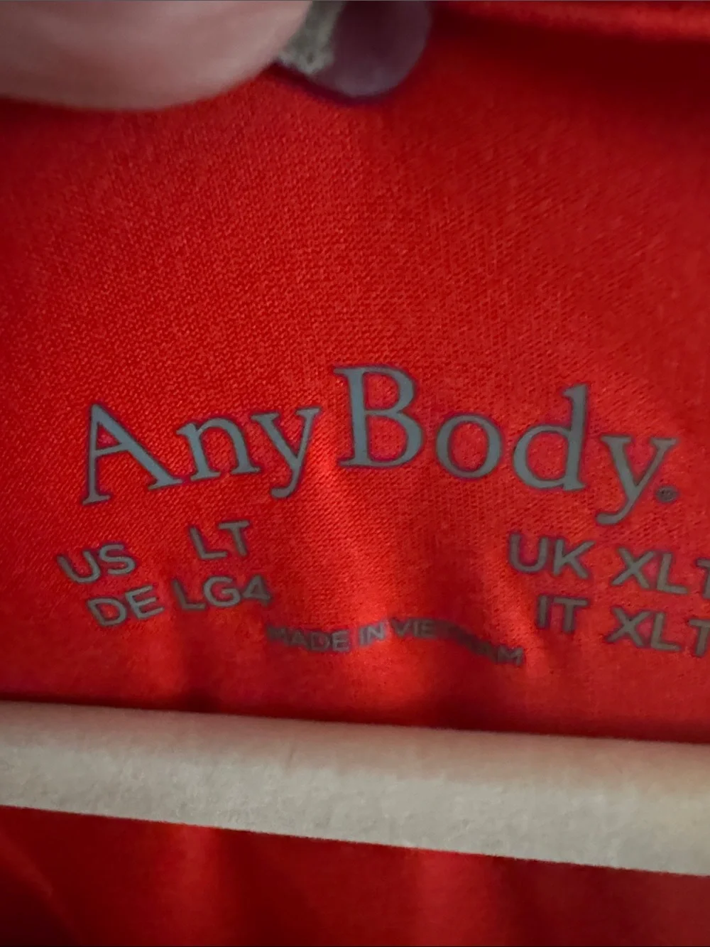 AnyBody Red Long-Sleeve Pajama Top with Dog Printed Red Pants